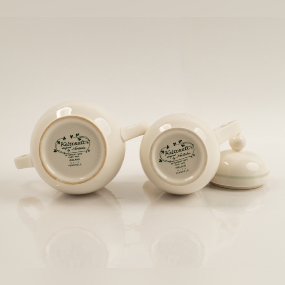Vintage Keltcraft designed by Noritake Creamer and Sugar set Pennfield - Picture 3 of 4